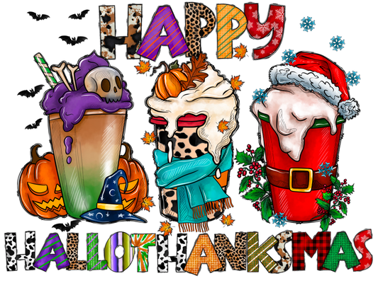 Hallothanksmas Coffee DTF