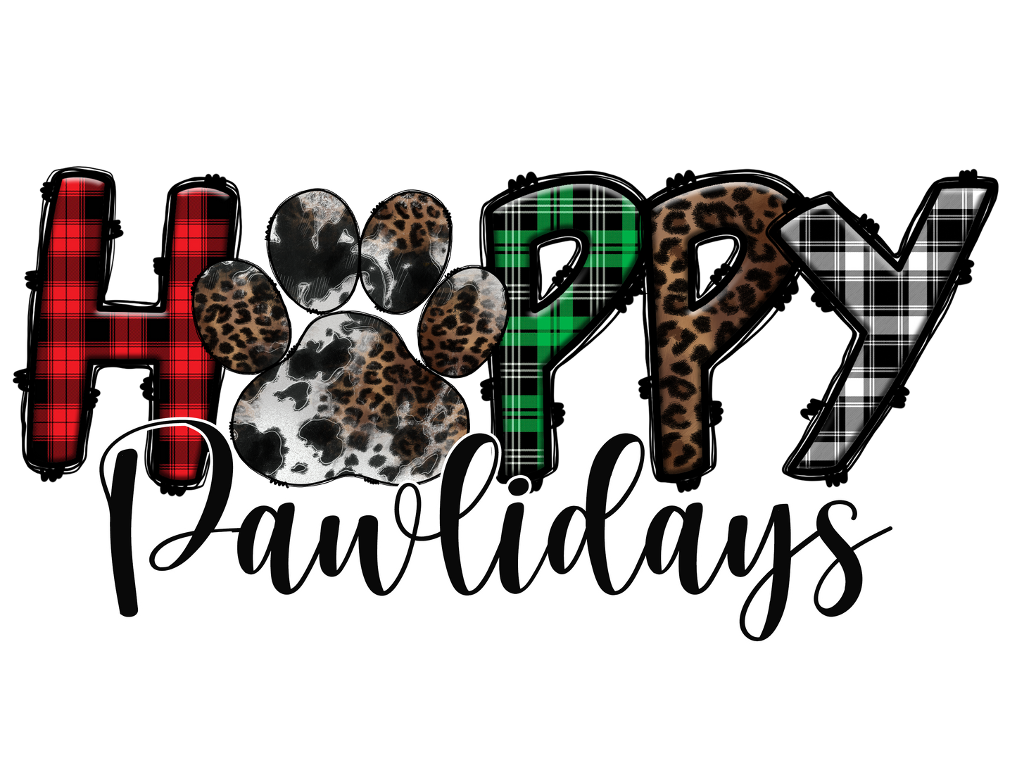 Happy Pawlidays DTF
