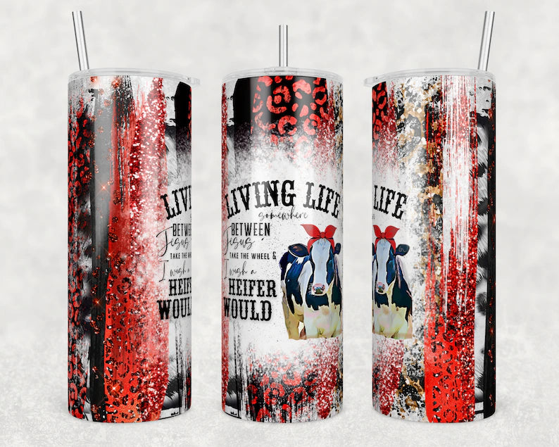 Living Life Somewhere Tumbler Wrap