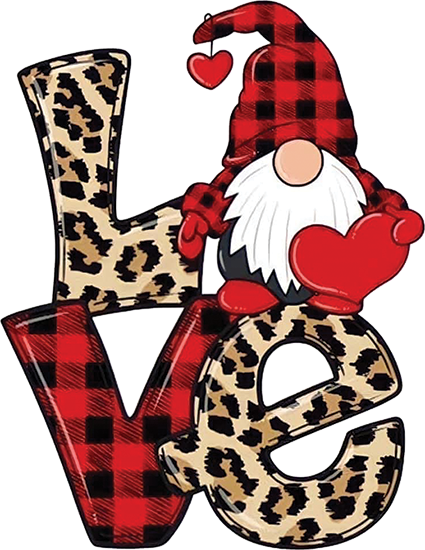 Christmas Knome Love DTF