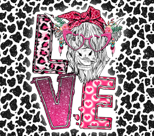 Love Yak Tumbler Wrap