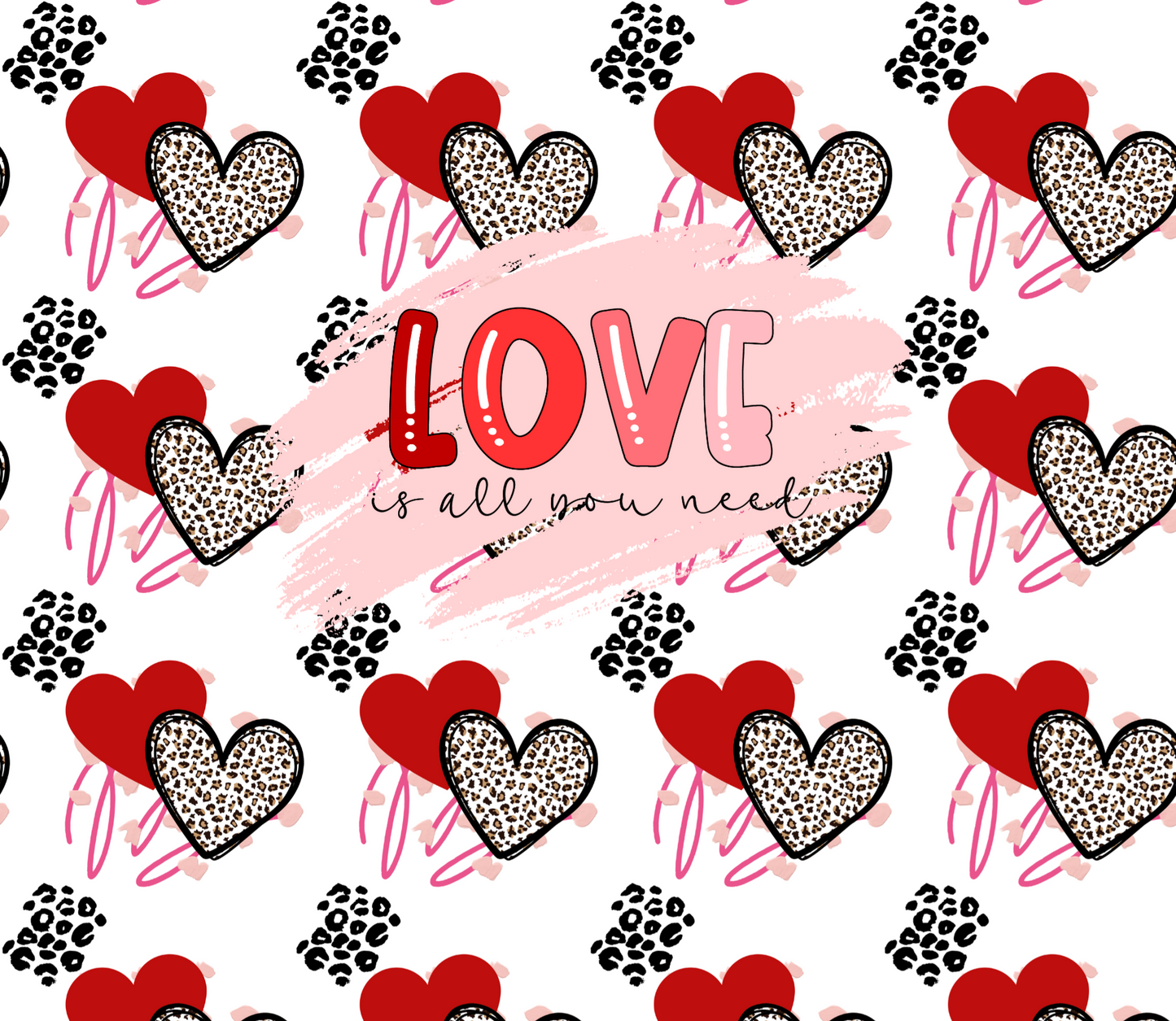 Love Is All You Need Tumbler Wrap