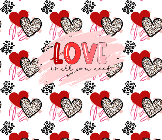 Love Is All You Need Tumbler Wrap