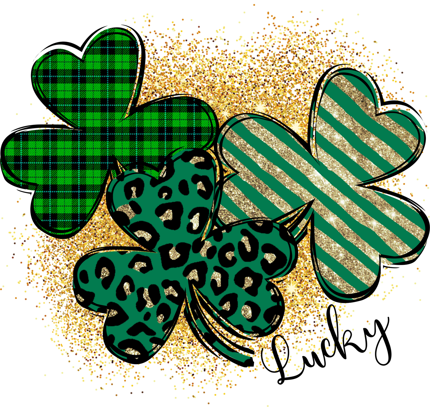 Lucky Glitter DTF
