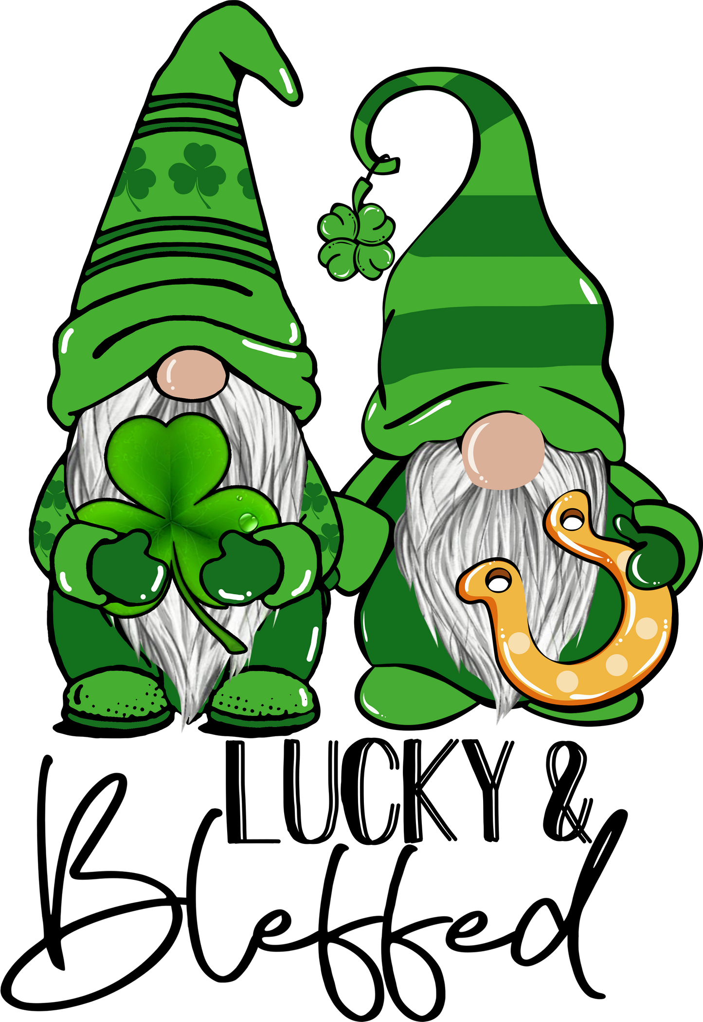 Lucky and Blessed DTF