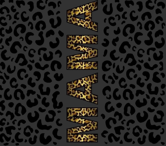 Mama and Cheetah Tumbler Wrap