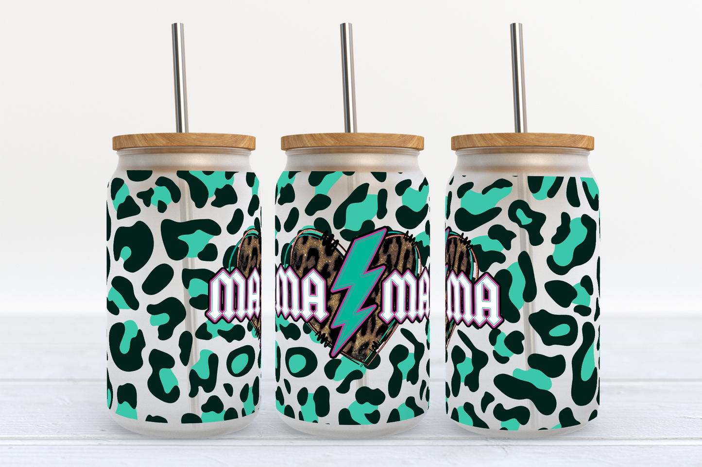 Mama Retro Cheetah Libbey Wrap