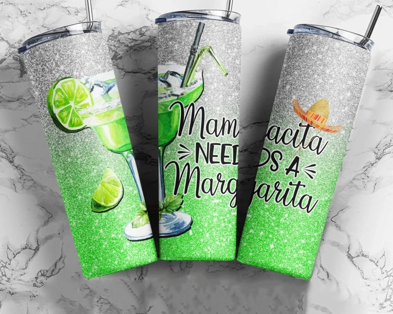 Mamacita Needs a Margarita Tumbler Wrap