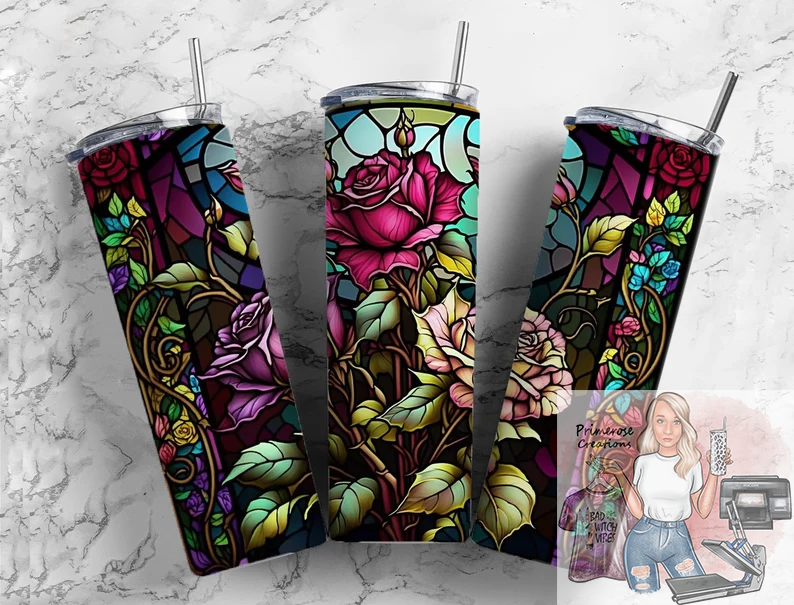 Rose Obsessed Tumbler Wrap