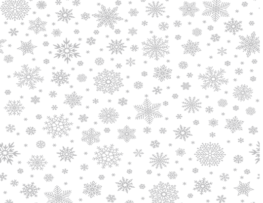 Silver Snowflake Sleeve DTF