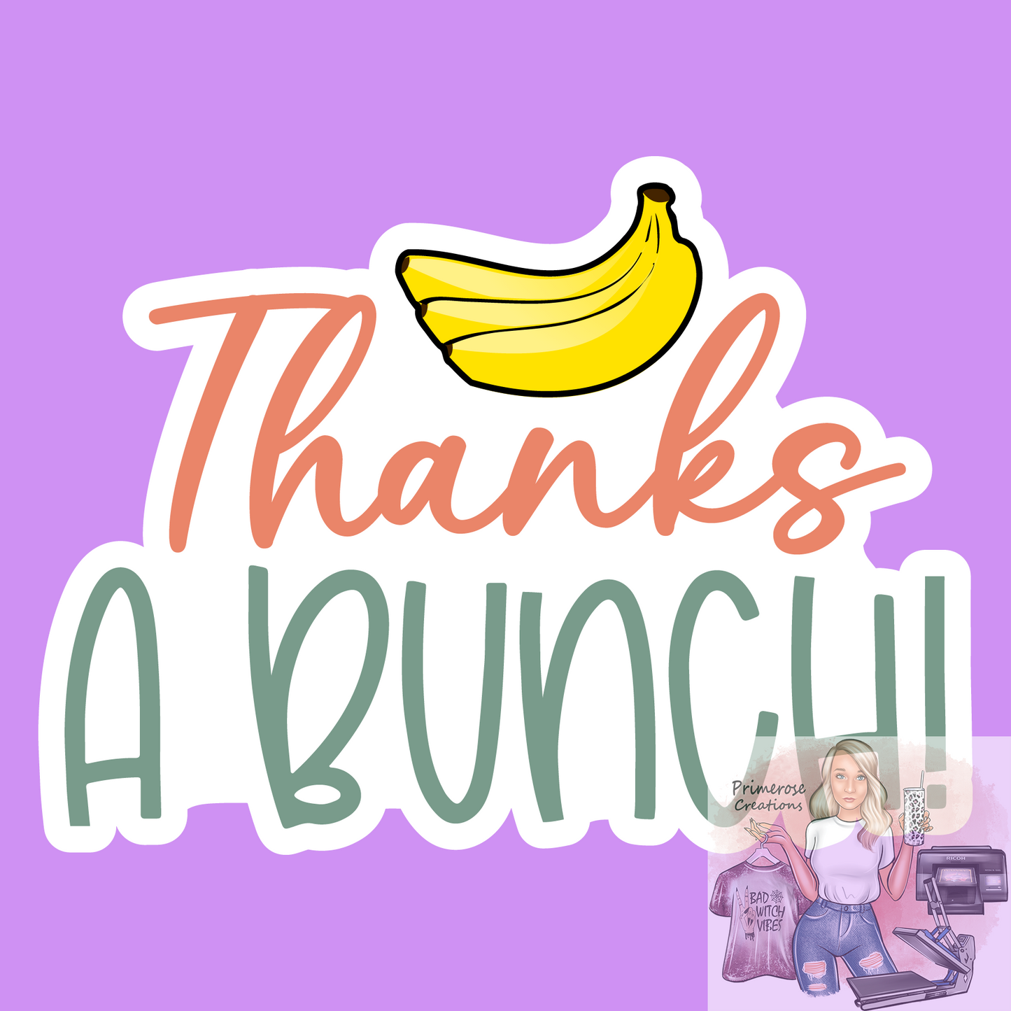 Thanks A Bunch Stickers