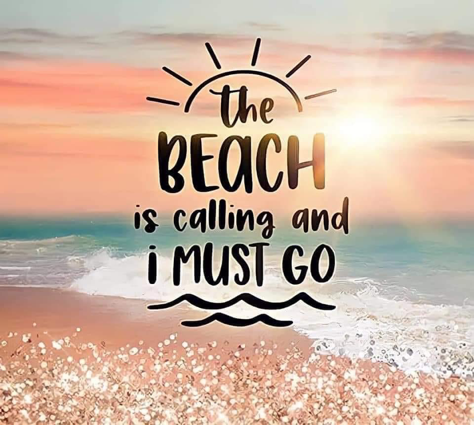 The Beach Is Calling I Must Go Tumbler Wrap