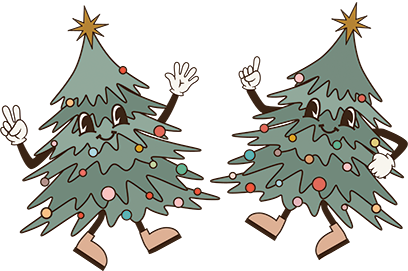 Thick and Sprucy Dancing Trees Pocket DTF