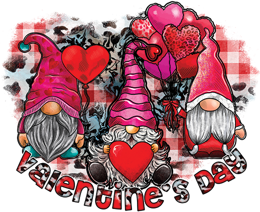 Valentiene's Day Knomes DTF