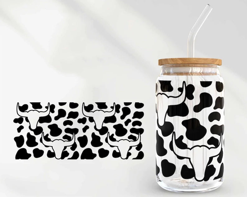 Western Cow Print Libbey Wrap