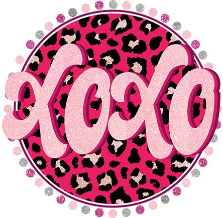 XOXO Circle DTF
