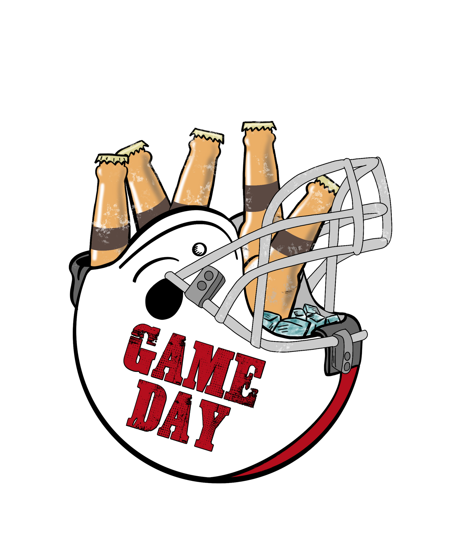 Game Day Beer Helmet DTF