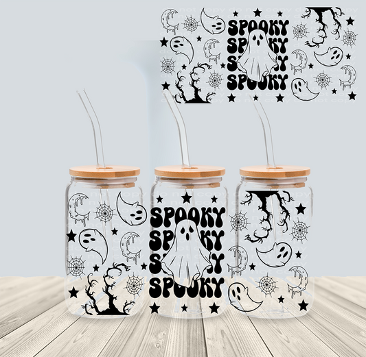 Spooky Repeat- 16oz UVDTF Wrap