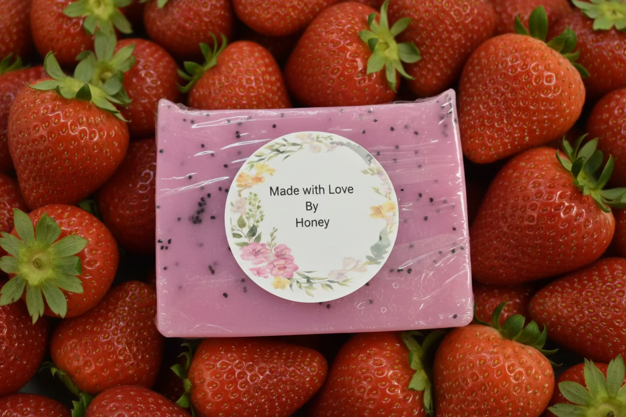 Strawberry - Goat Milk Soap - Handmade
