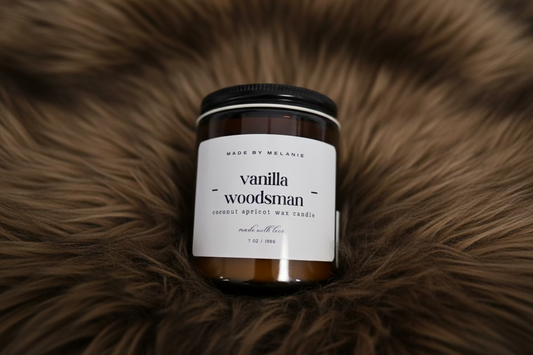 Vanilla Woodsman - Candle - Made by Melanie