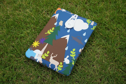 Rainforest - Book & Kindle Sleeves - 6 in x 8 in - Handmade