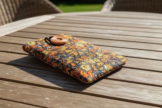 Butterflies - Book & Kindle Sleeves - 6 in x 8 in - Handmade