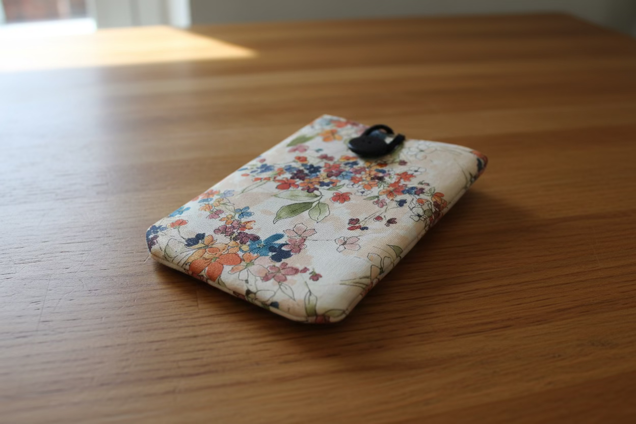 Watercolor Floral - Book & Kindle Sleeves - 6 in x 8 in - Handmade