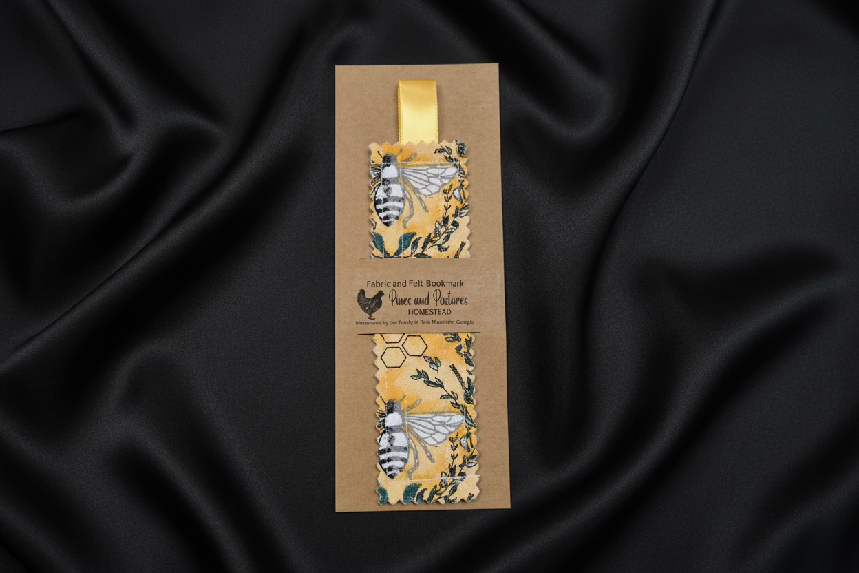 Honey Bee - Bookmark - Handmade