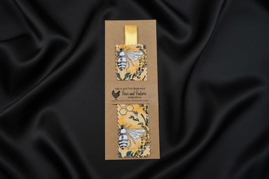Honey Bee - Bookmark - Handmade