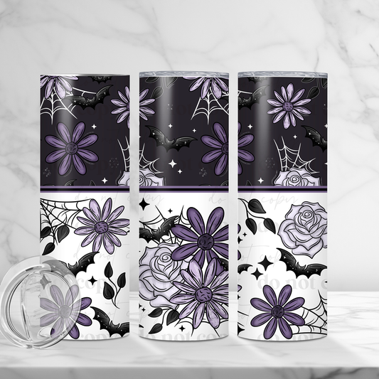 Purple Bats-20oz TUMBLER WRAP