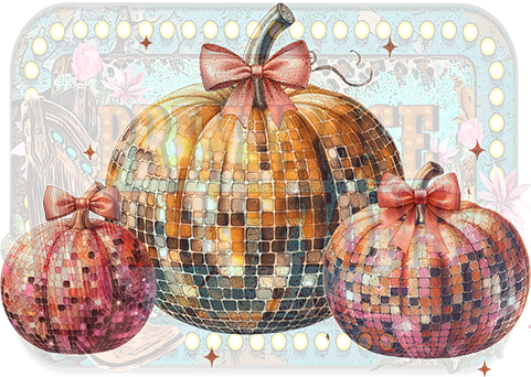 3 Disco Pumpkins