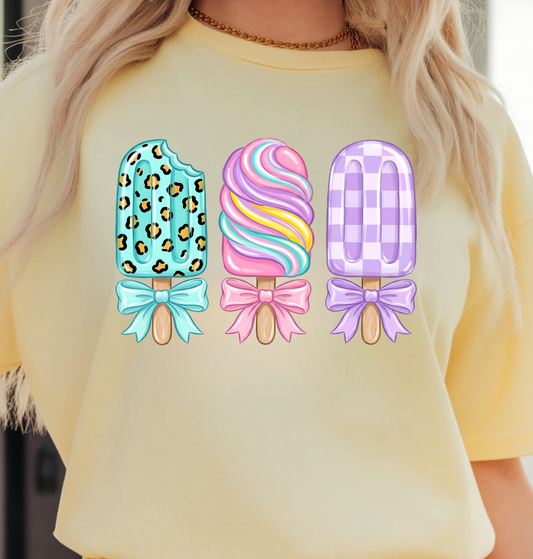 Preppy Popsicle - Full Color - DTF Transfer - 2-5 Business Days