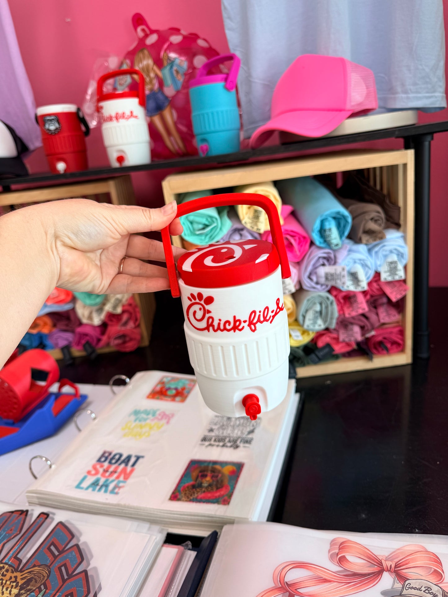 Basic Girl - 12oz Can Holder With handle - 2-5 Business Days