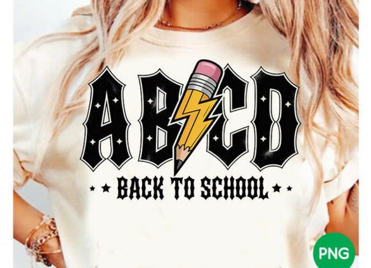 ABCD Back To School - DTF TRANSFER