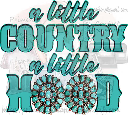 A Little Country A Little Hood Turquoise