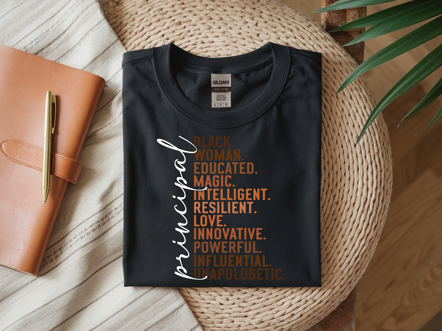 About Melanin Principal-Full Color -DTF Transfer