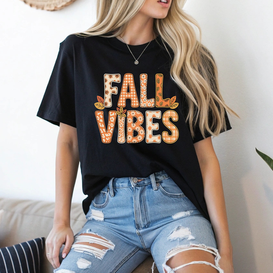 About Preppy Fall Vibes - Full Color - DTF TRANSFER - 2-5 Business Days