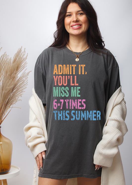 Admit It - Full Color - DTF Transfer - 2-5 Business Days