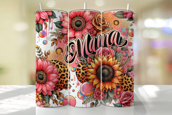 All About Mama Sunflowers - 20oz TUMBLER WRAP
