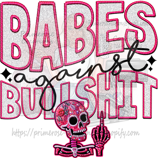 Babes Against BS Pink