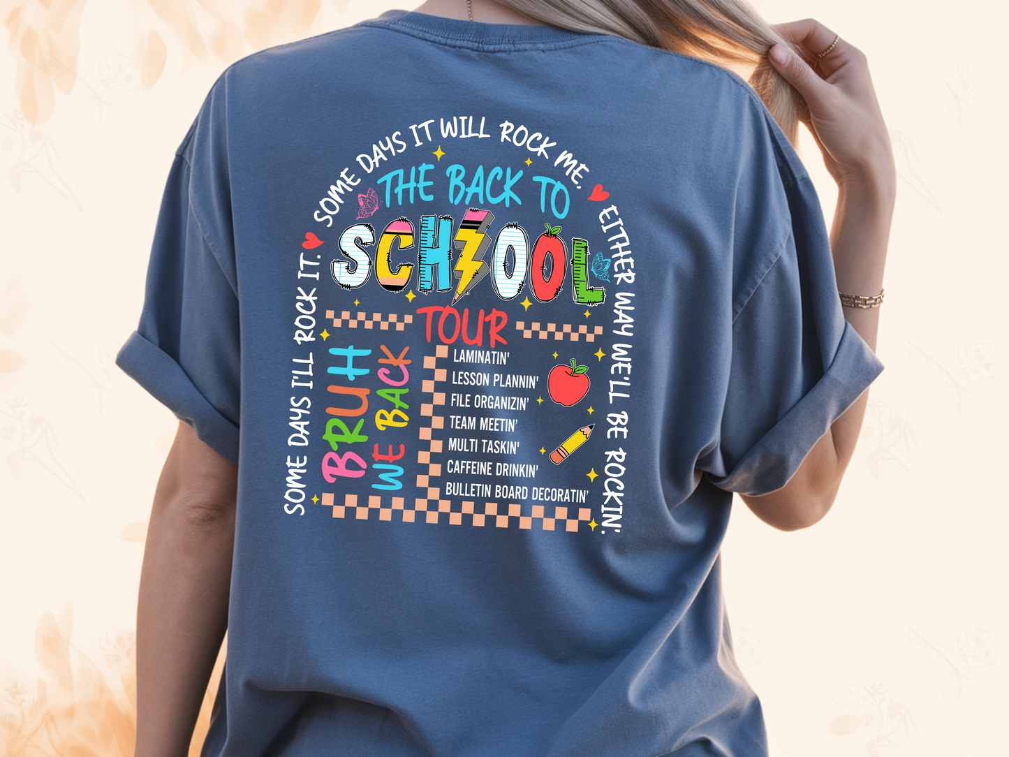 Back to School Tour w/ Pocket - DTF TRANSFER - WHOLESALE