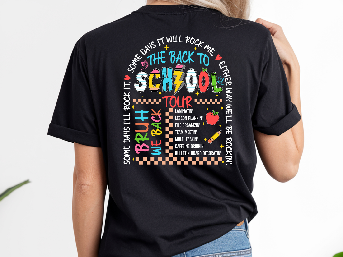 Back to School Tour w/ Pocket - DTF TRANSFER - WHOLESALE