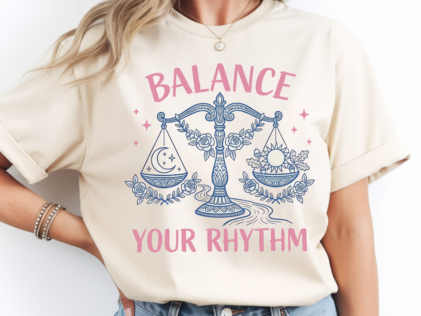Balance Your Rhythm - Full Color DTF TRANSFER - WHOLESALE