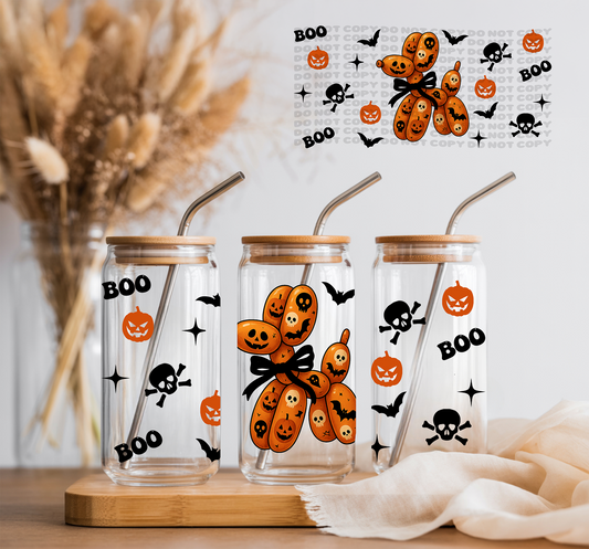 Batty Balloon Dog - 16 oz UVDTF Wrap -RTS