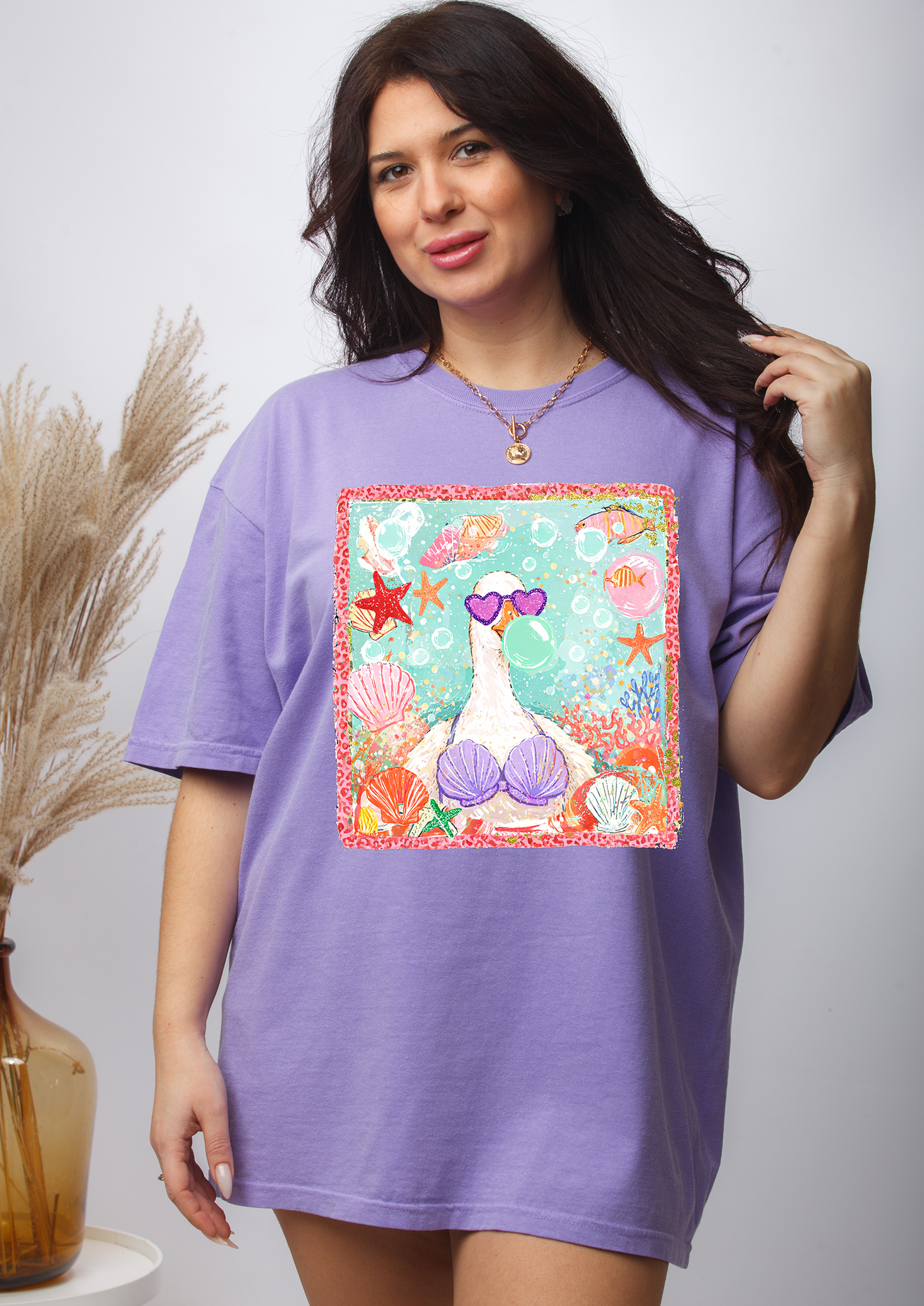 Beachy Goose - Full Color - DTF Transfer - 2-5 Business Days