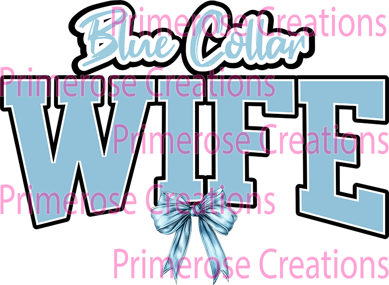 Blue Collar Wife Coquette Bow