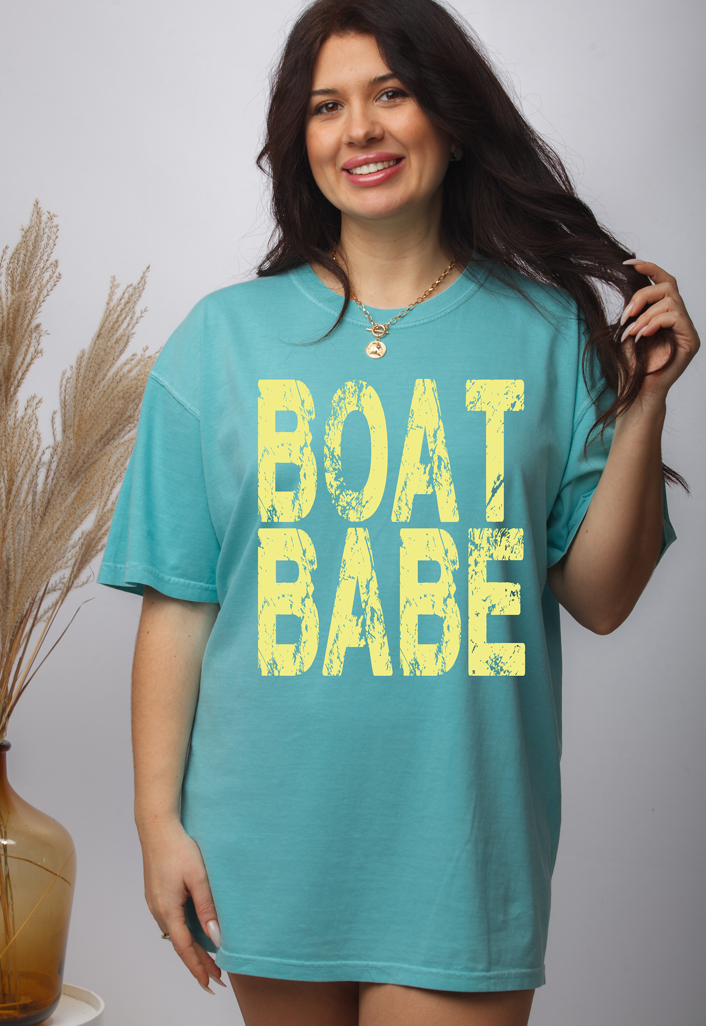 Boat Babe - Full Color - DTF Transfer - 2-5 Business Days