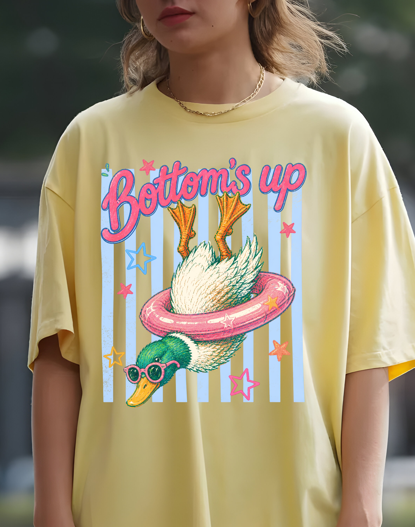 Bottoms Up - Full Color - DTF Transfer - 2-5 Business Days
