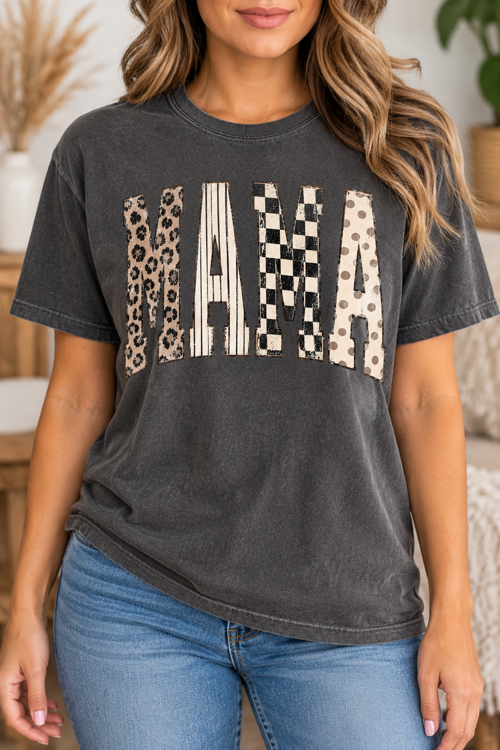 Leopard print Mama - DTF Transfer - 2 to 5 business days