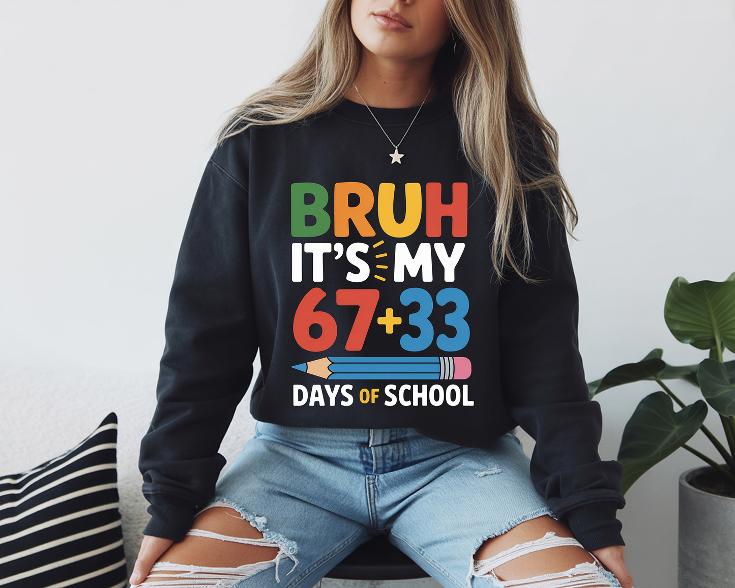 Bruh It's My 100 Days of School-Full Color -DTF Transfer